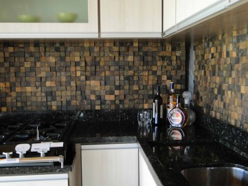 Ambiente revestido com 5x5 cm