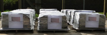 Material preparado para embarque