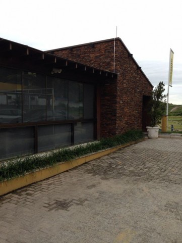 Fachada revestida com Filetinho Pedra Ferro